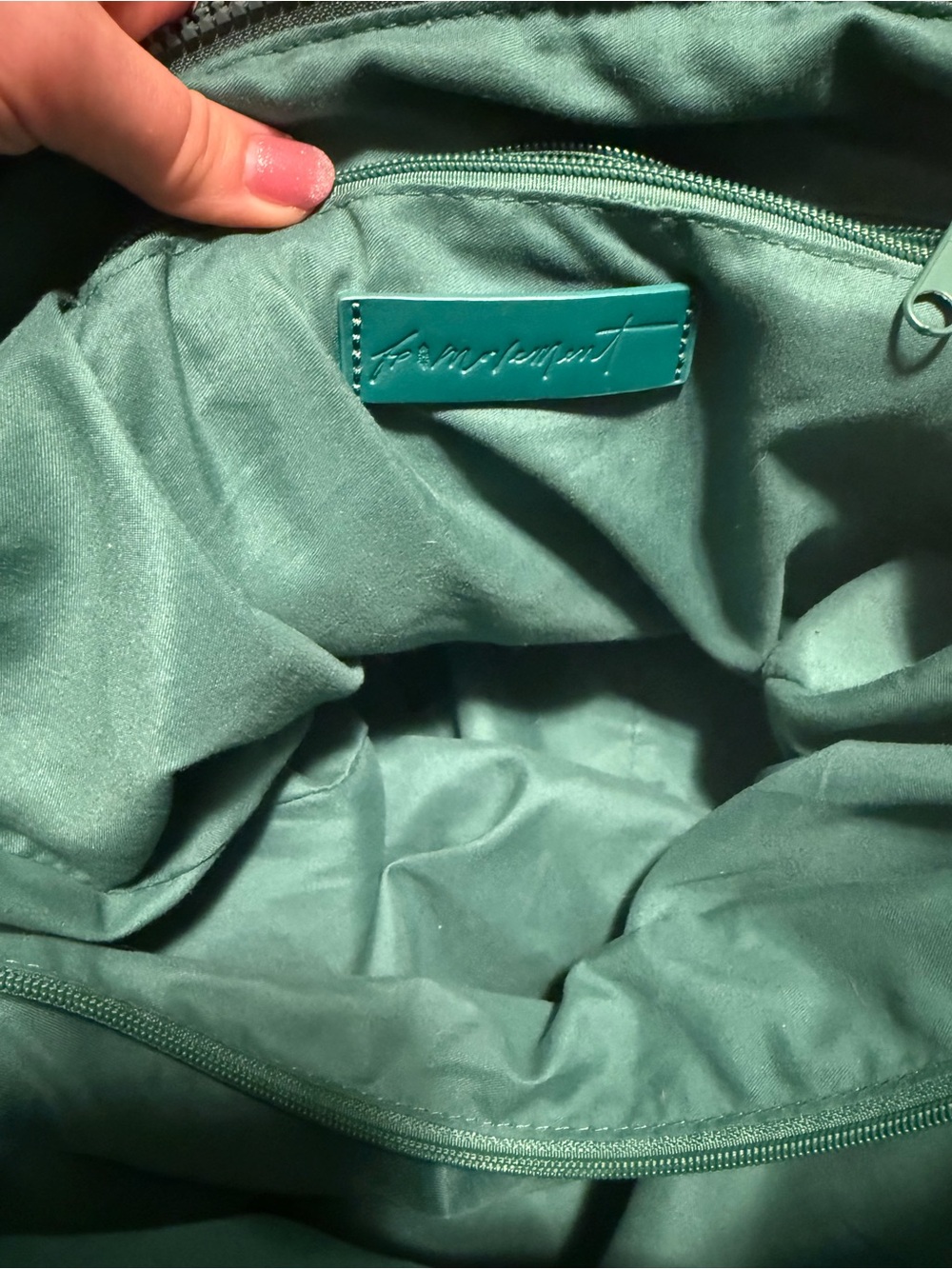 FP Movement by Free People Quilted Shoulder Bag in Fuji Jade - Picture 4 of 5